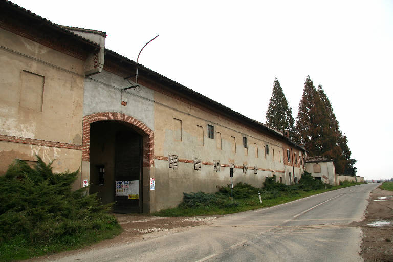 Corpo d'ingresso della Cascina Rebecchina (casa) - Vellezzo Bellini (PV) 