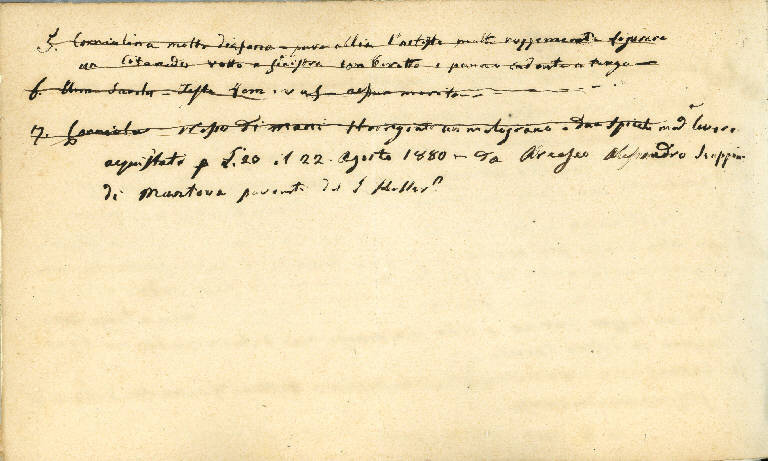 Iscrizioni (disegno) di Vimercati Sozzi Paolo (sec. XIX)