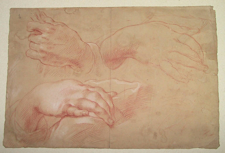Mani (disegno) di Ligari Cesare (secondo quarto||terzo quarto sec. XVIII||sec. XVIII)