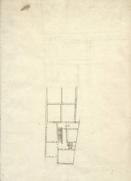 Planimetria (disegno) di Ligari Giovanni Pietro (secondo quarto sec. XVIII)