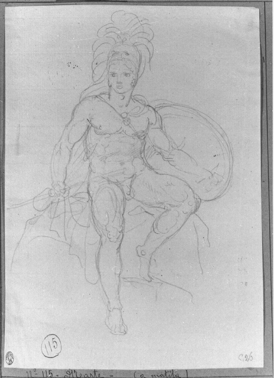 Marte, Marte (disegno) di Appiani, Andrea (sec. XIX)