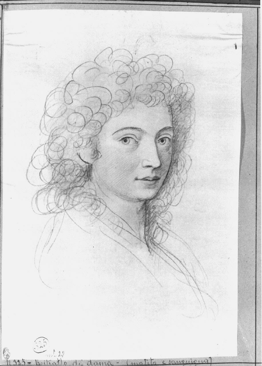 ritratto di donna (disegno) di Appiani, Andrea (sec. XIX)