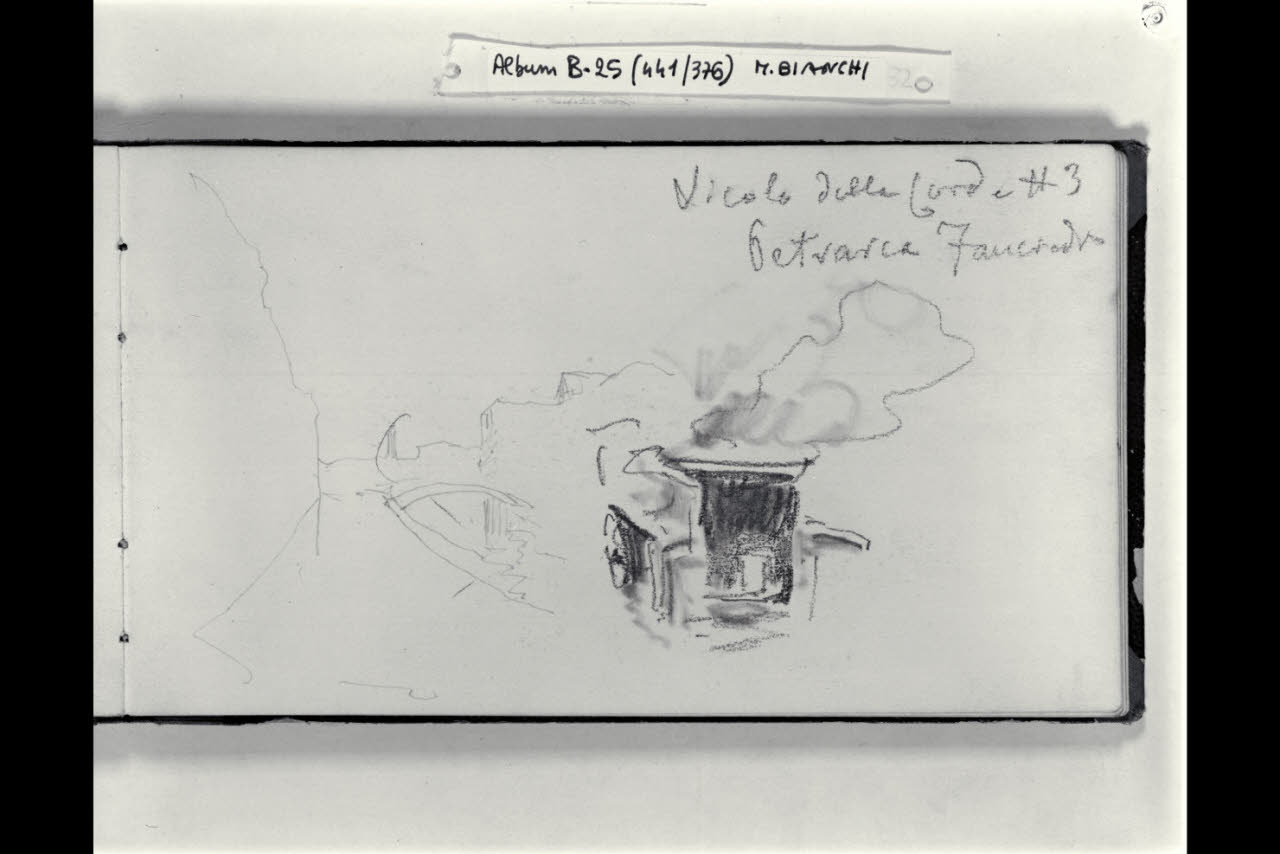 Abbozzo di un Naviglio (disegno) di Bianchi, Mosè; Bianchi, Mosè (seconda metà sec. XIX)