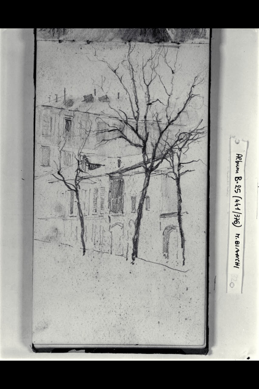 Case alberate (disegno) di Bianchi, Mosè; Bianchi, Mosè (seconda metà sec. XIX)