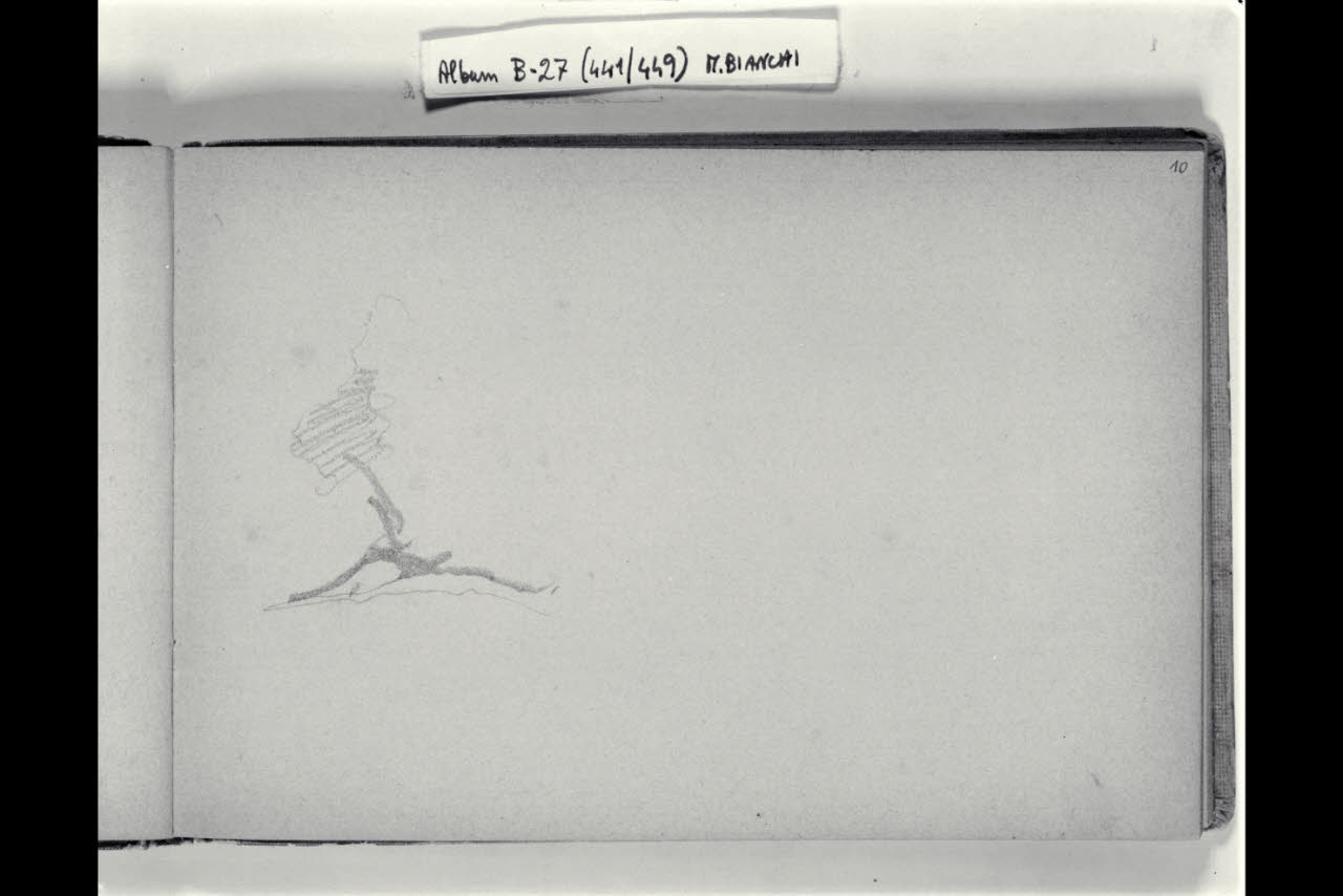 Schizzo di soggetto indecifrato (disegno) di Bianchi, Mosè; Bianchi, Mosè (seconda metà sec. XIX)