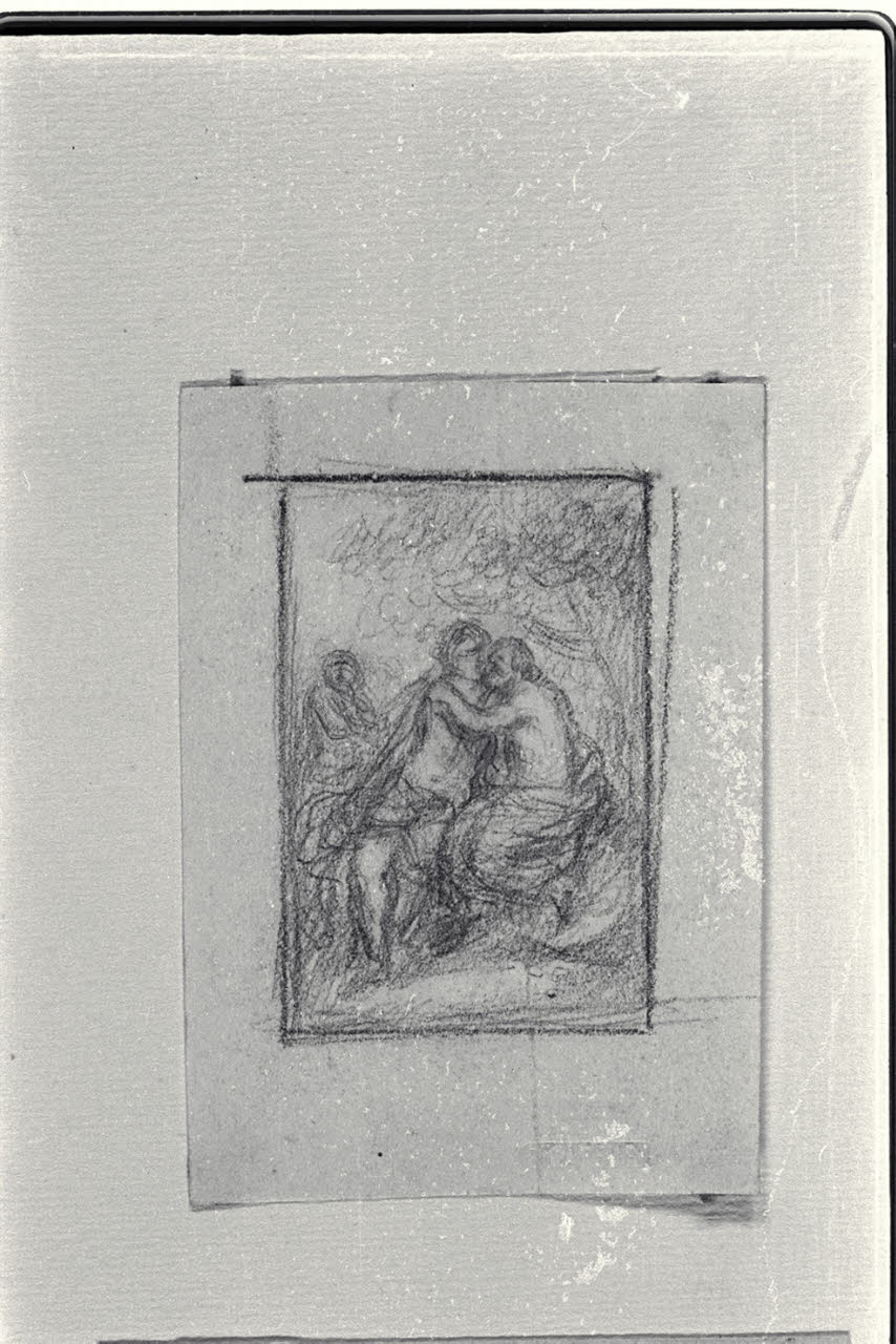 Idillio campestra (disegno) di Carnovali, Giovanni detto Piccio (sec. XIX)