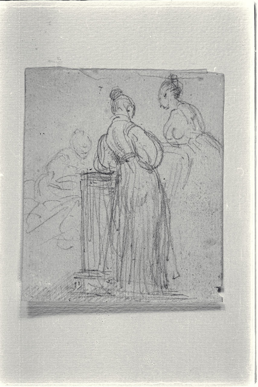 Figure femminili (disegno) di Carnovali, Giovanni detto Piccio (sec. XIX)