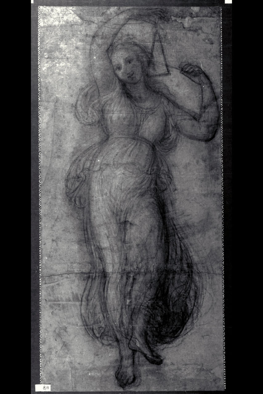 Danzatrice con sistro (disegno) di Carnovali, Giovanni detto Piccio (sec. XIX)