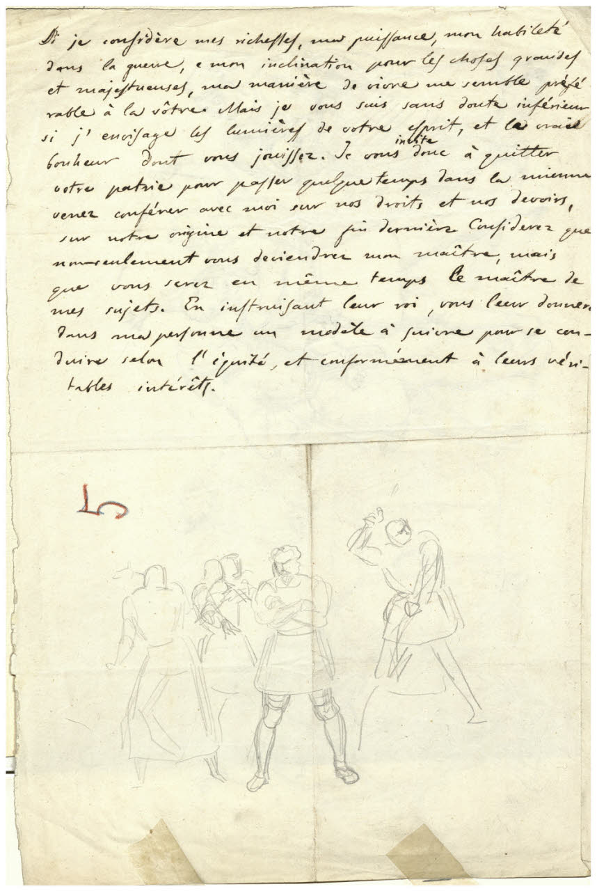 Schizzo di figure, Schizzo di figure (disegno) - ambito italiano (sec. XIX)