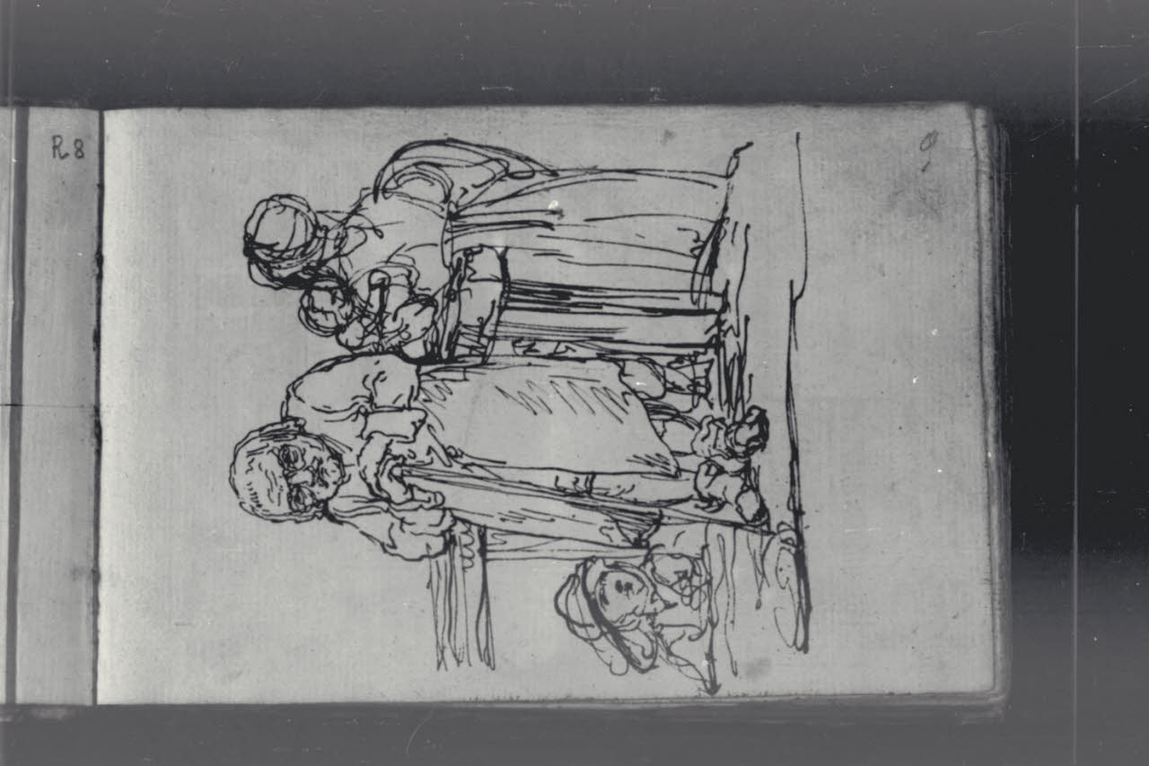 Gruppo di figure (disegno) di Macinata, Giuseppe; Macinata, Giuseppe (secondo quarto sec. XIX)