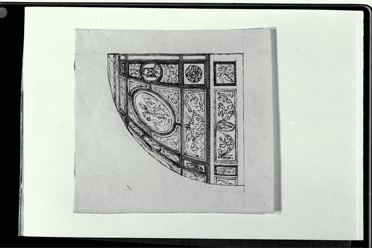 Particolare per una decorazione di una volta (disegno) di Pollack, Leopoldo (fine sec. XVIII)