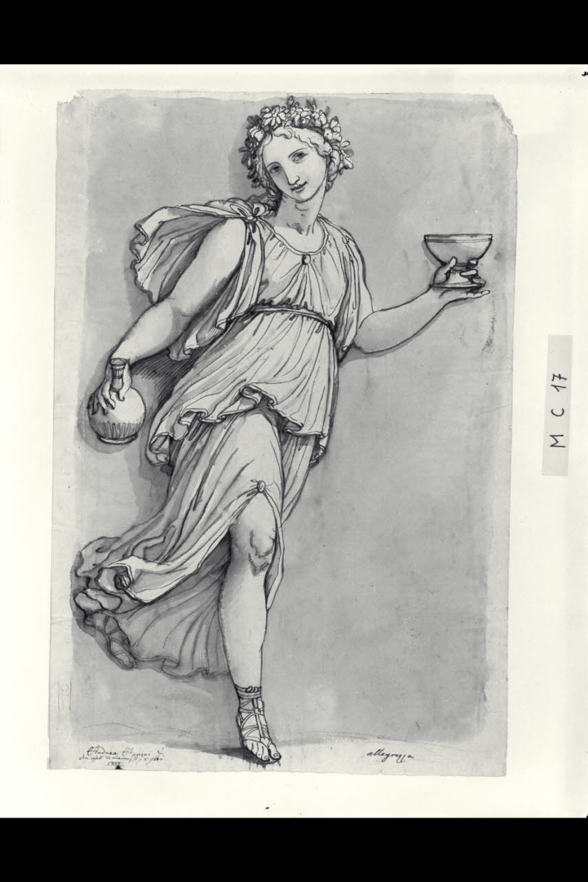 L'Allegrezza (disegno) di Maggiolini (bottega) (fine sec. XVIII)
