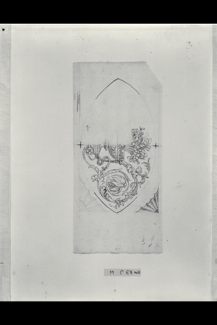 Ornamentazione per un cammeo (disegno) di Levati, Giuseppe ((?)) (secc. XVIII/ XIX)