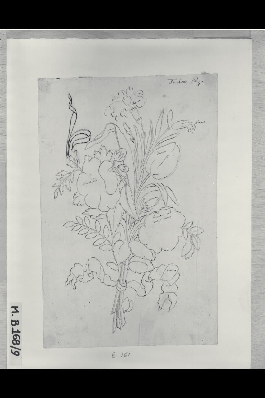 Fiori (disegno) di Maggiolini (bottega) (secc. XVIII/ XIX)