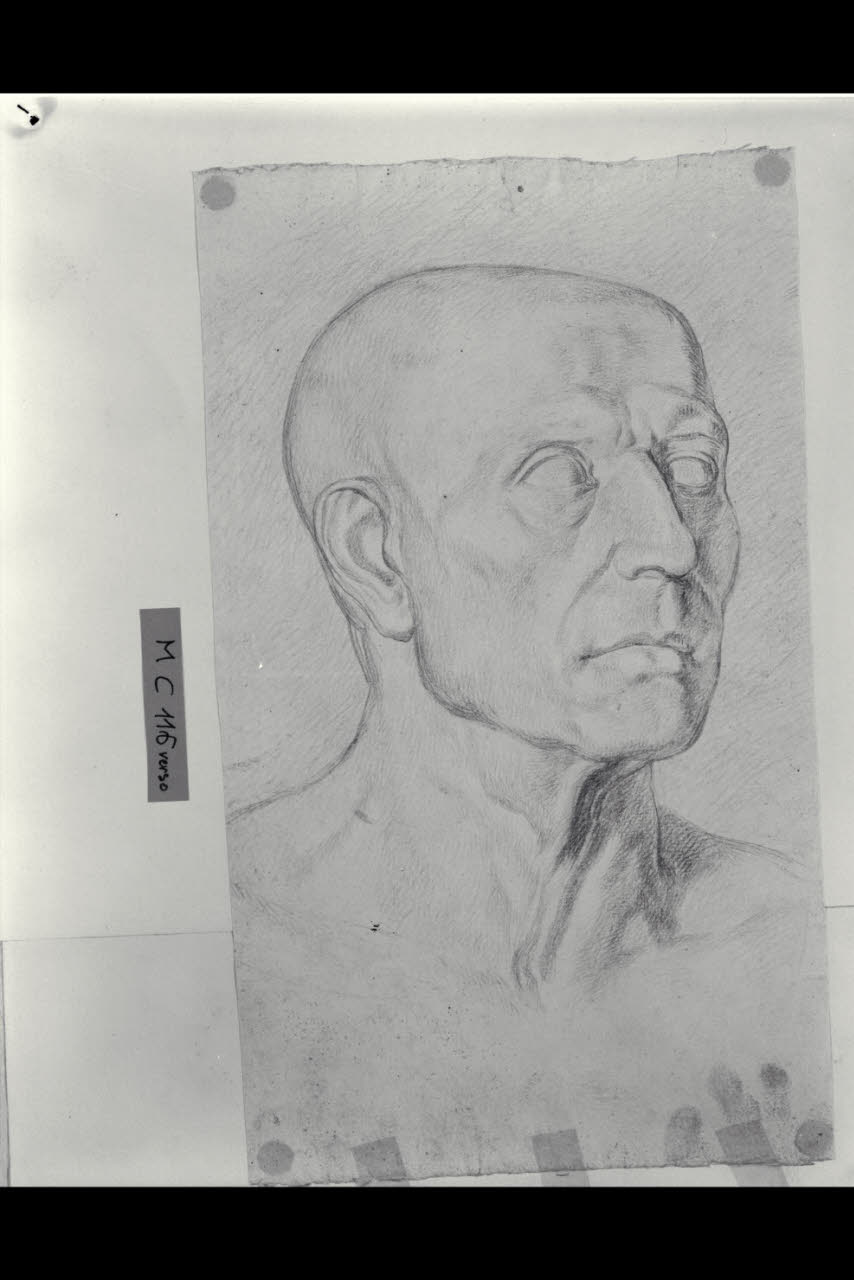 Testa (disegno) di Maggiolini (bottega) (secc. XVIII/ XIX)