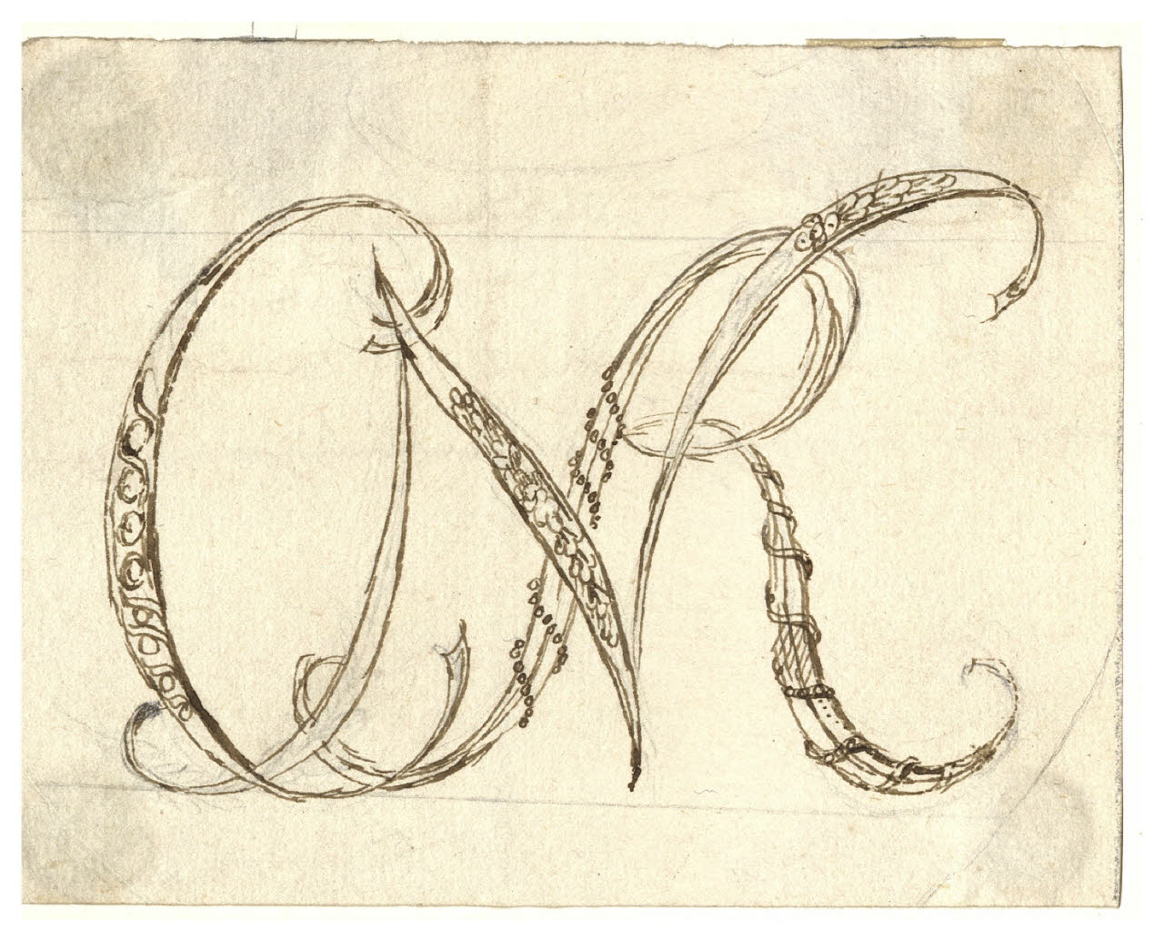 Monogramma CNR (disegno) di Maggiolini (bottega) (secc. XVIII/ XIX)
