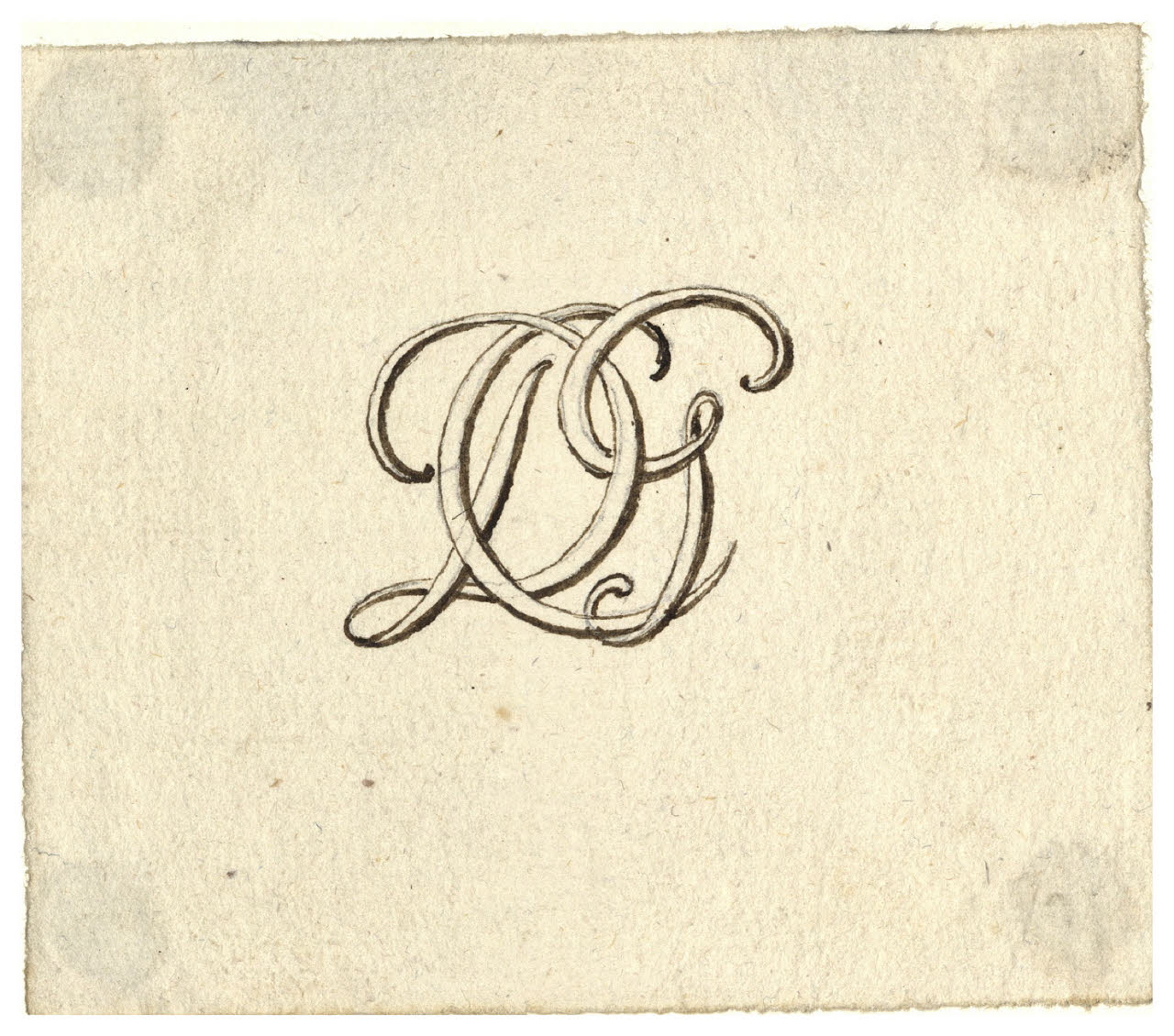 Monogramma CDG (disegno) di Maggiolini (bottega) (secc. XVIII/ XIX)