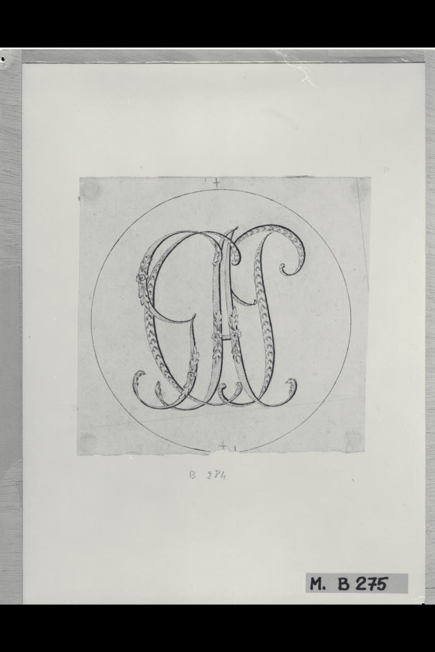 Monogramma GCAP (disegno) di Maggiolini (bottega) (secc. XVIII/ XIX)