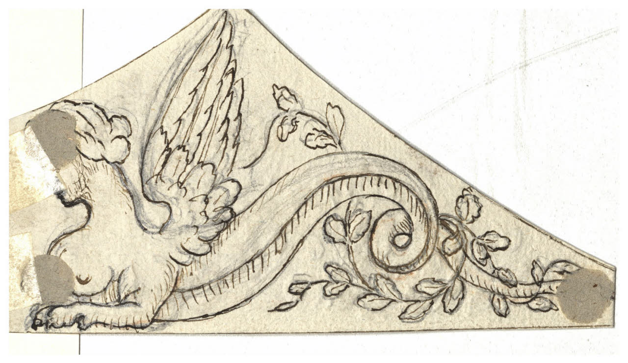 Arpia (disegno) di Maggiolini (bottega) (secc. XVIII/ XIX)