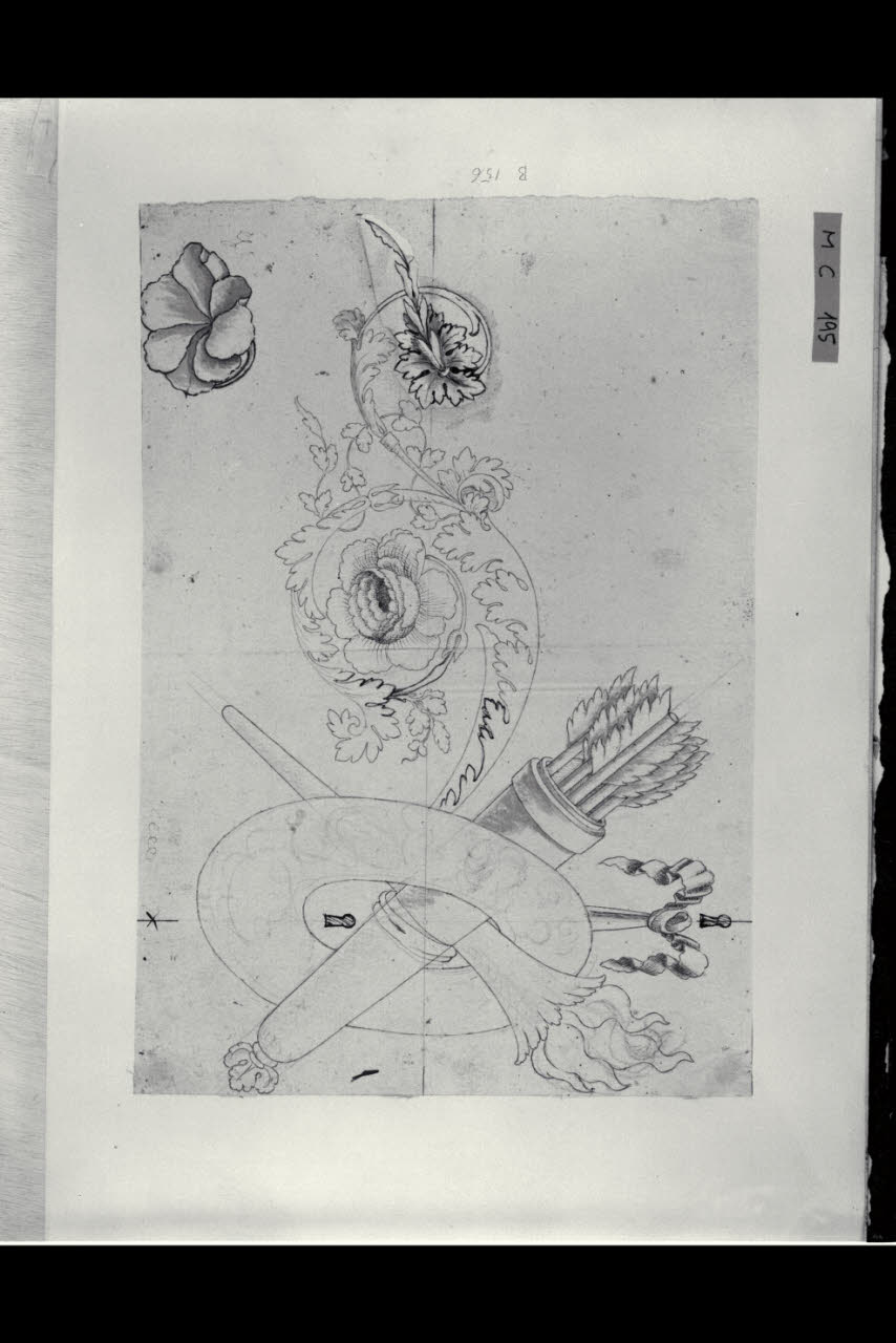 Allegoria dell'Amore (disegno) di Maggiolini (bottega) (secc. XVIII/ XIX)