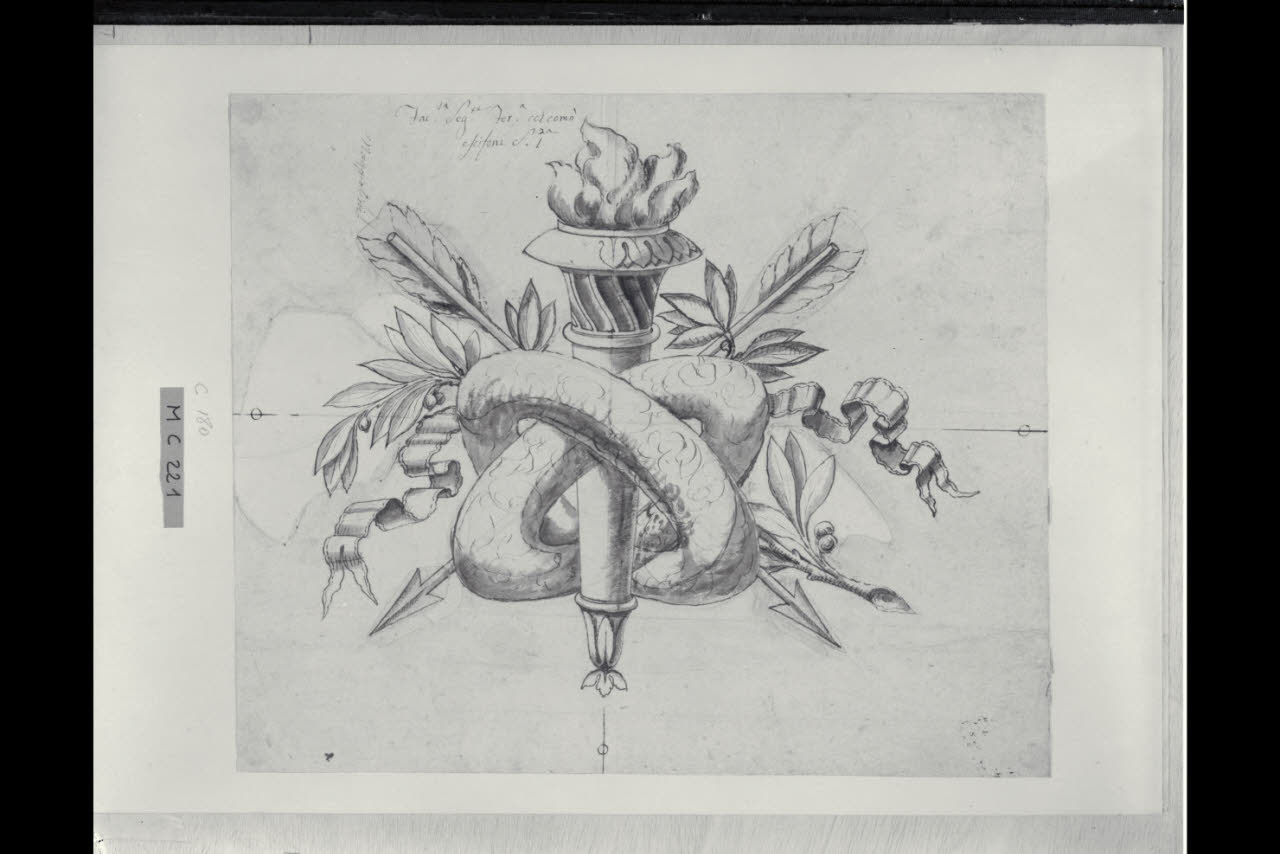 Attributi vari (disegno) di Maggiolini (bottega) (secc. XVIII/ XIX)