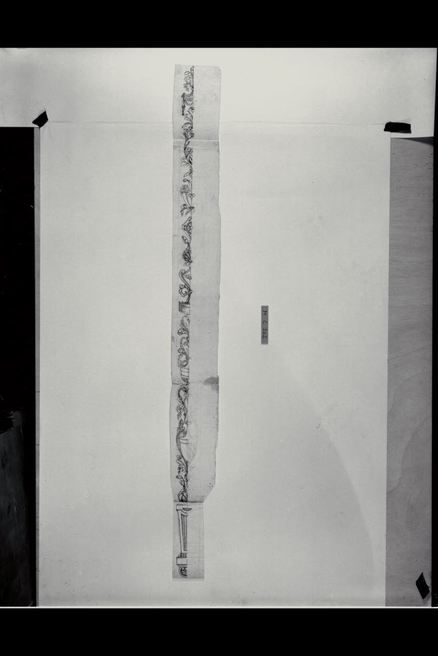 Candelabra (disegno) di Maggiolini (bottega) (secc. XVIII/ XIX)