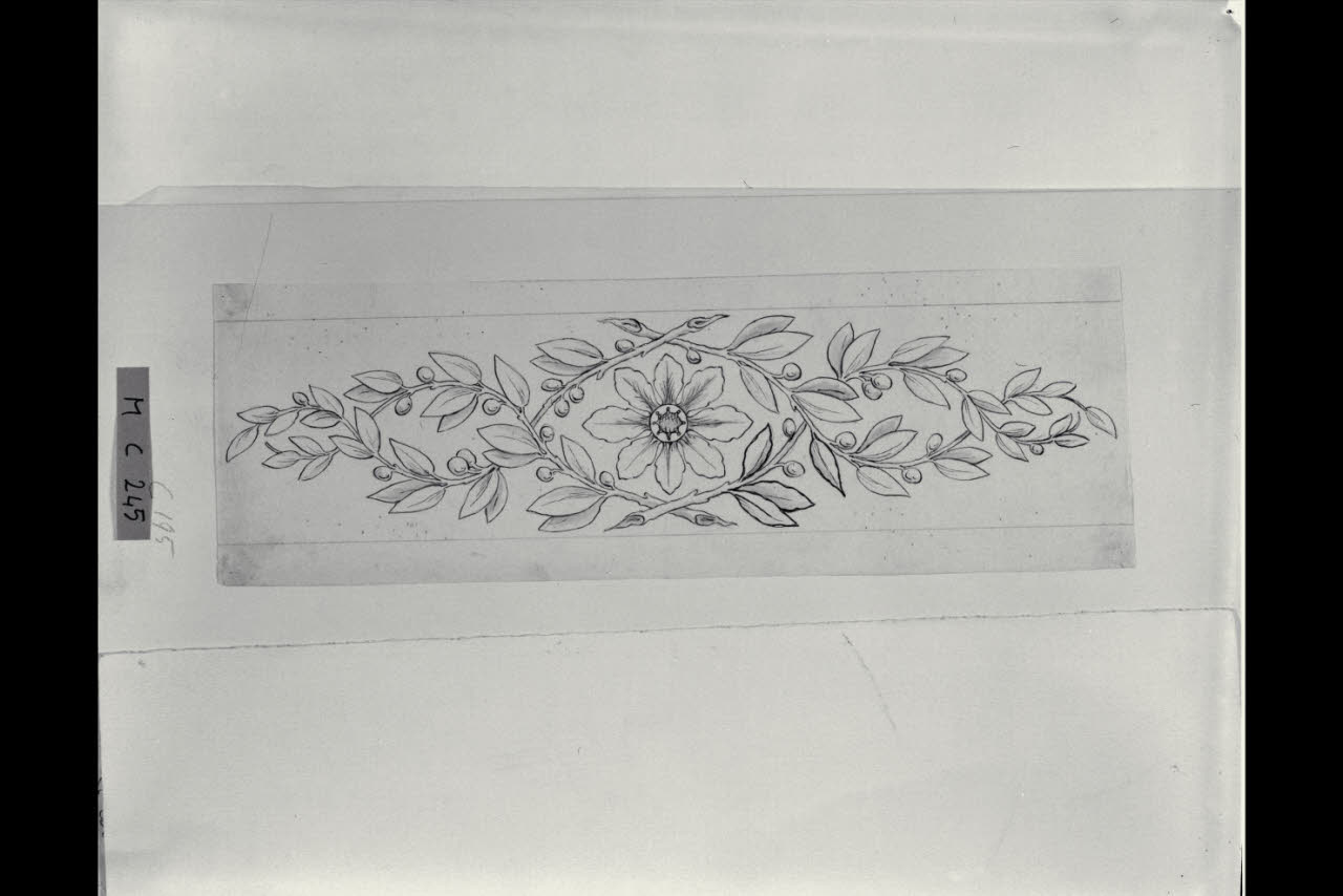 Fregio (disegno) di Maggiolini (bottega) (secc. XVIII/ XIX)