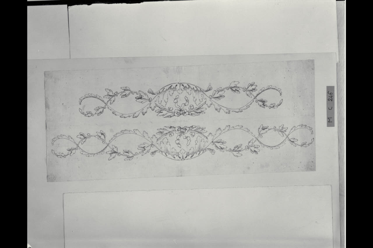 Due fregi (disegno) di Maggiolini (bottega) (secc. XVIII/ XIX)