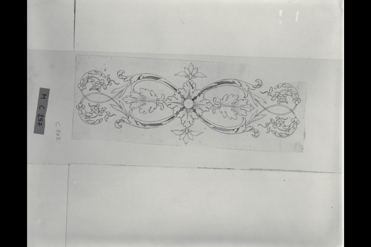 Fregio (disegno) di Maggiolini (bottega) (secc. XVIII/ XIX)