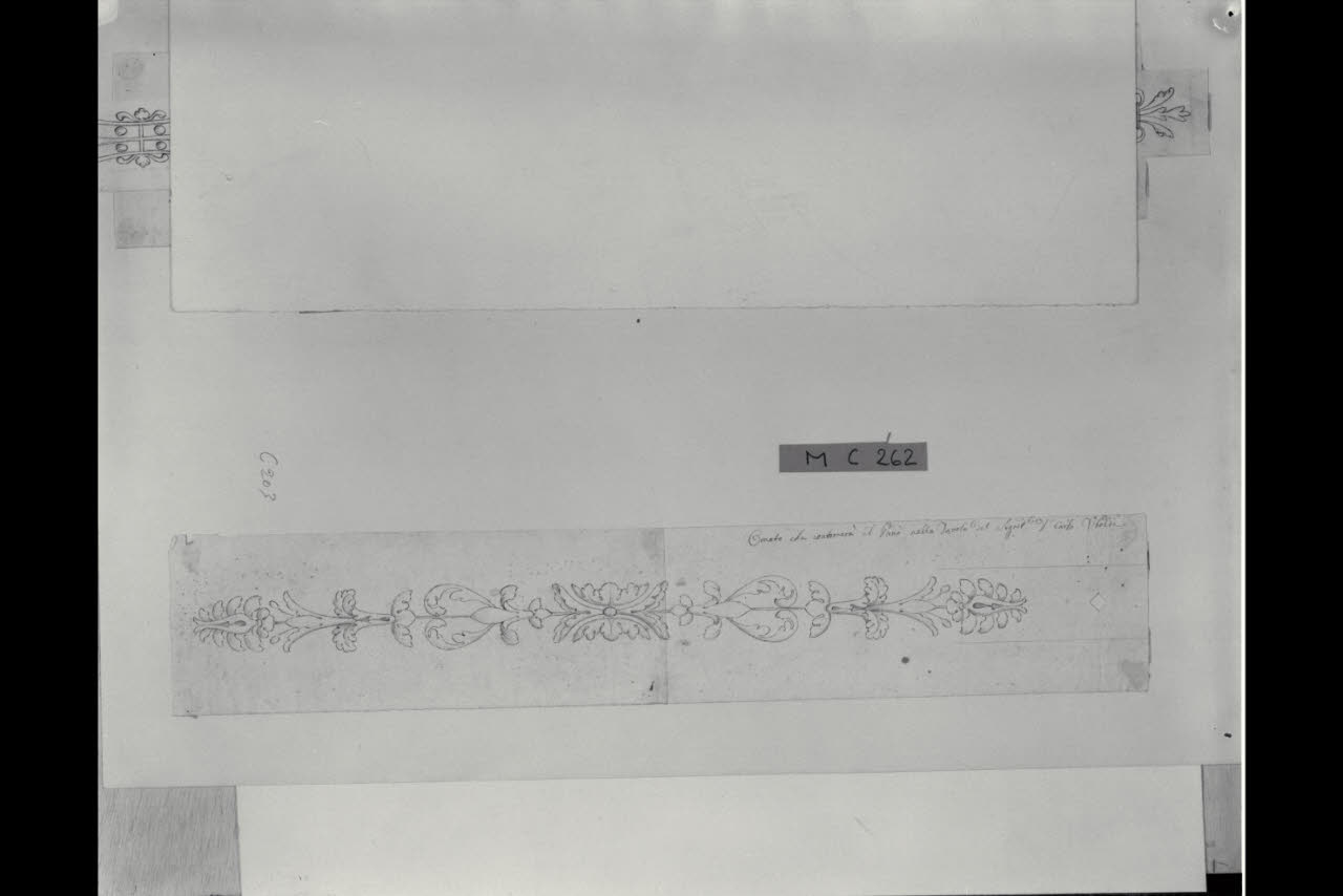 Fregio (disegno) di Maggiolini (bottega) (secc. XVIII/ XIX)