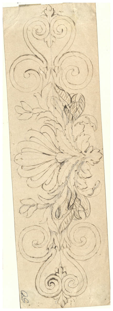 Fregio (disegno) di Maggiolini (bottega) (secc. XVIII/ XIX)