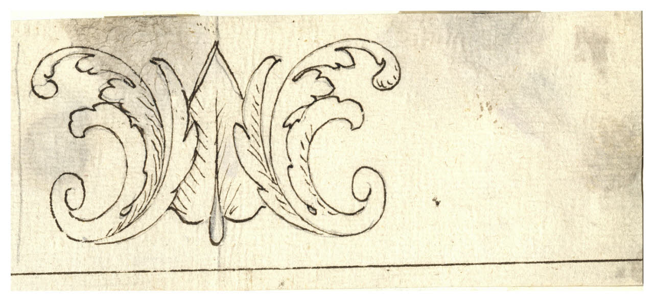 Motivo decorativo (disegno) di Maggiolini (bottega) (secc. XVIII/ XIX)