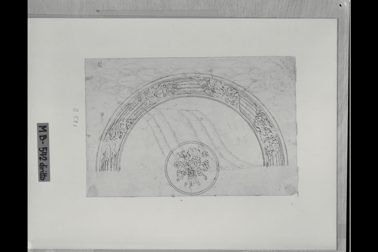 Progetto di piano (disegno) di Maggiolini (bottega) (secc. XVIII/ XIX)
