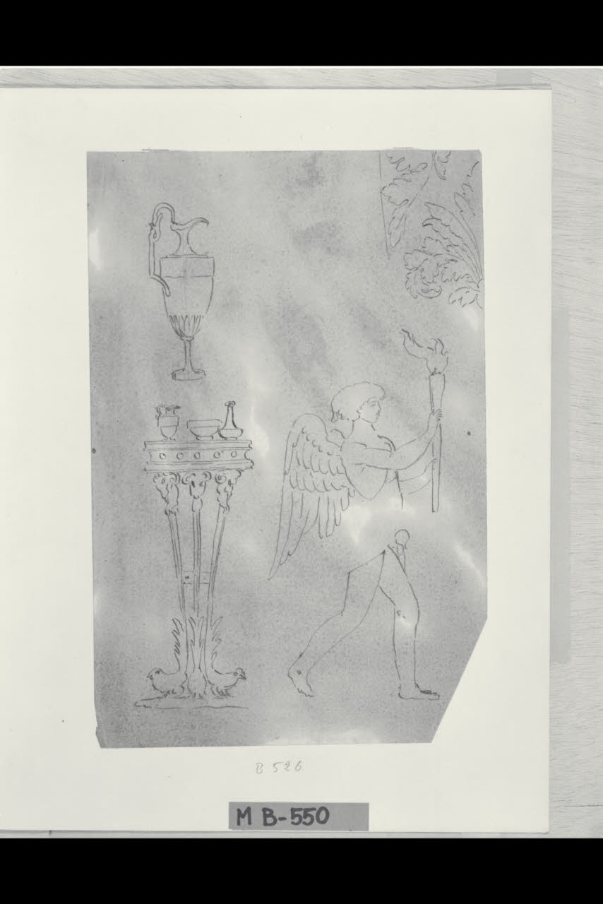 Copia di progetti all'antica (disegno) di Maggiolini (bottega) (secc. XVIII/ XIX)