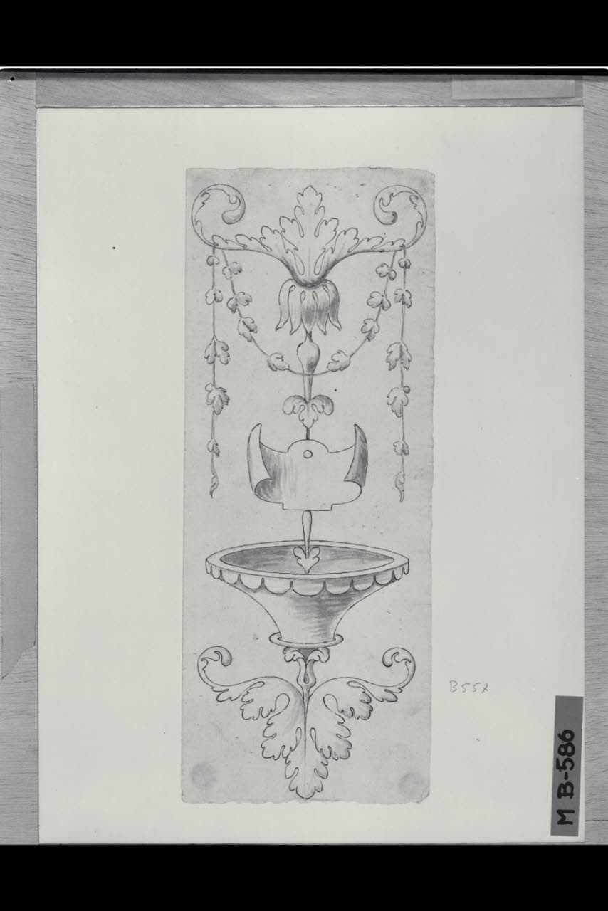 Grottesca (disegno) di Maggiolini (bottega) (secc. XVIII/ XIX)