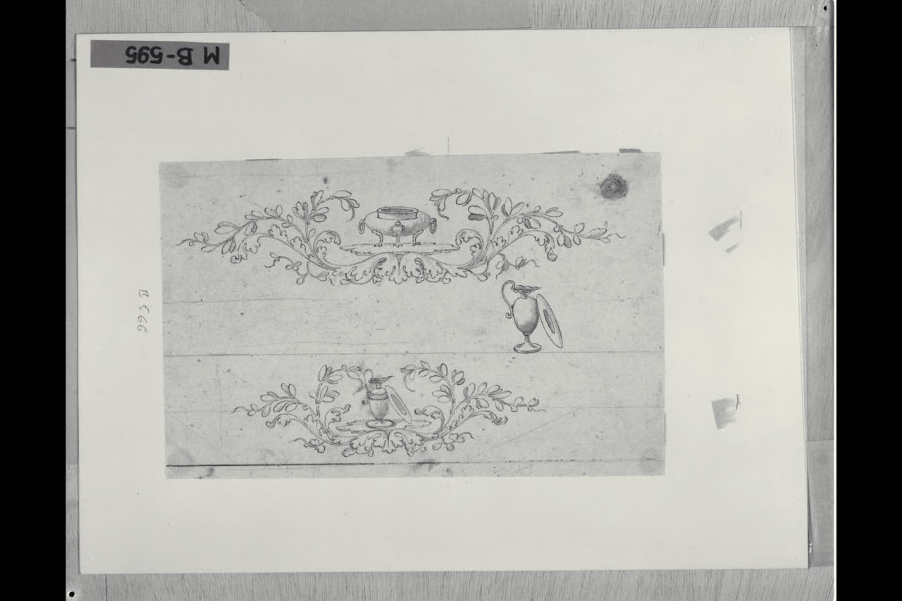 Studi di fregi (disegno) di Maggiolini (bottega) (secc. XVIII/ XIX)