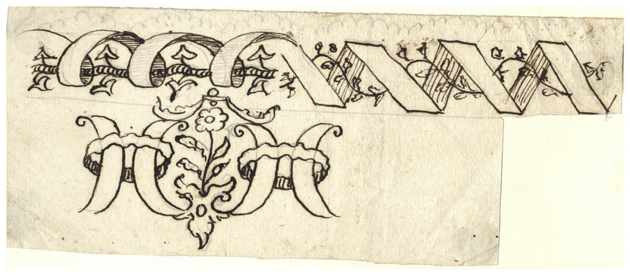 Bordure (disegno) di Maggiolini (bottega) (secc. XVIII/ XIX)