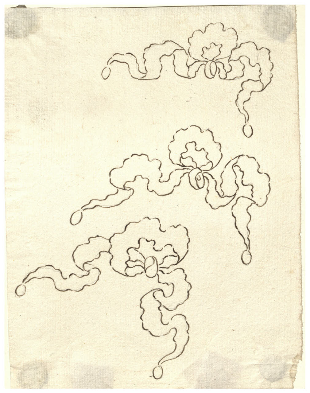 Nastri (disegno) di Maggiolini (bottega) (secc. XVIII/ XIX)