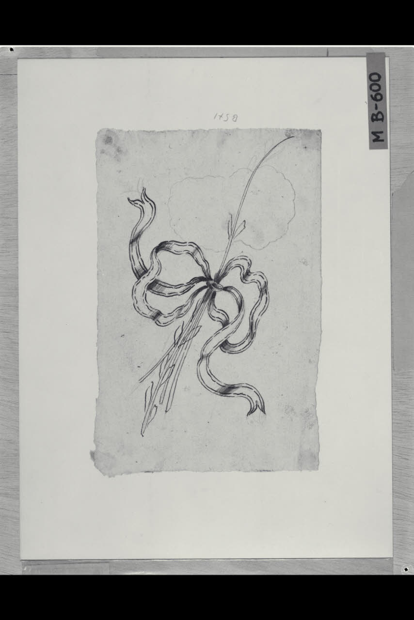 Nastro con fili d'erba (disegno) di Maggiolini (bottega) (secc. XVIII/ XIX)