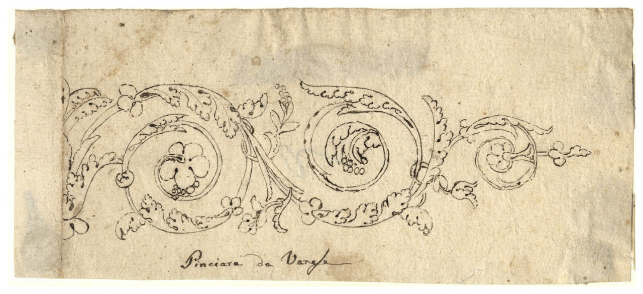 Studio di girale (disegno) di Maggiolini (bottega) (secc. XVIII/ XIX)