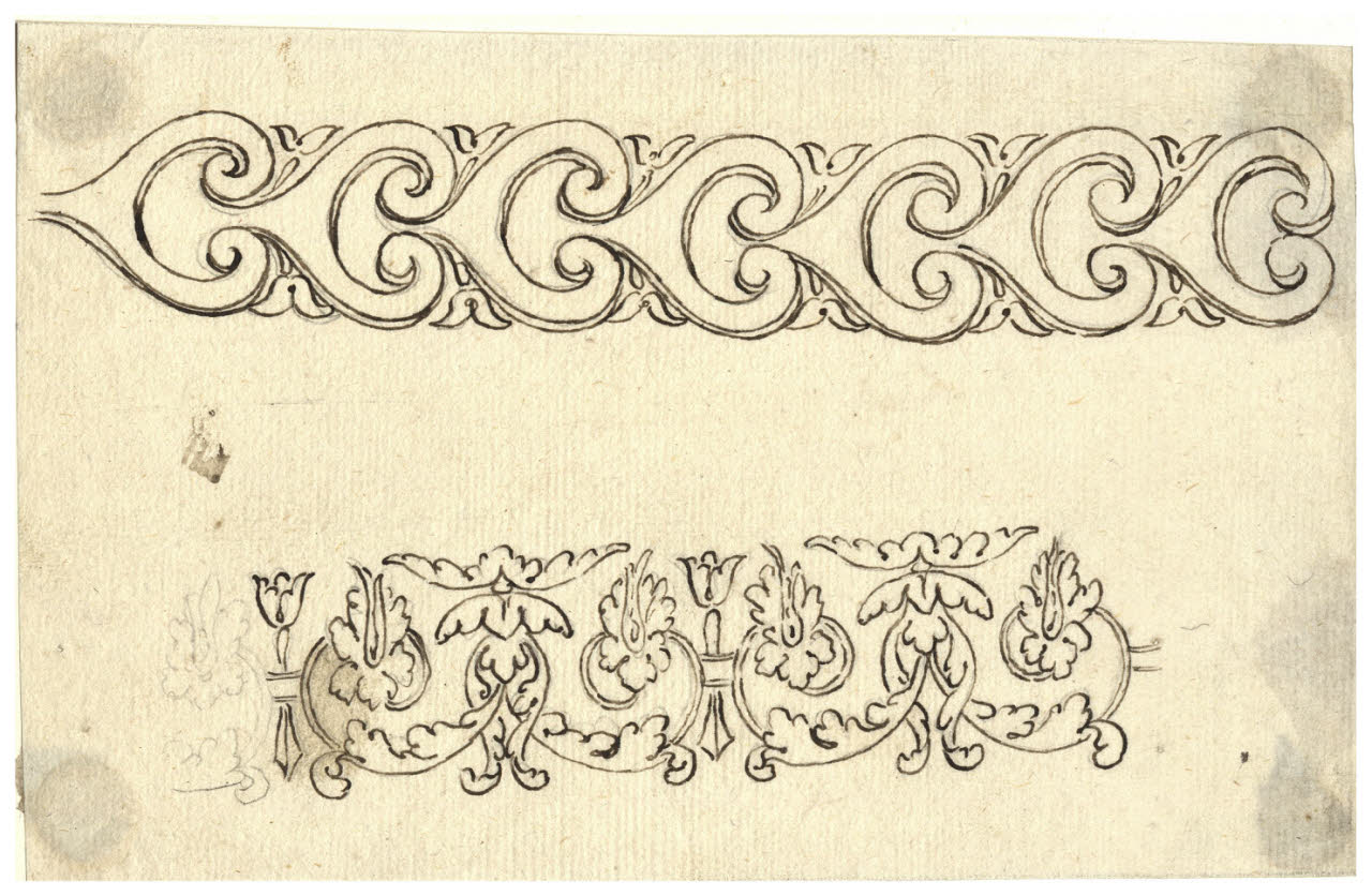 Bordure (disegno) di Maggiolini (bottega) (secc. XVIII/ XIX)