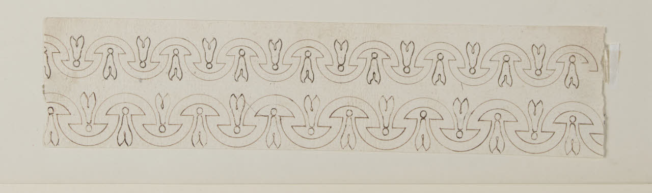Due studi di fregi (disegno) di Maggiolini (bottega) (secc. XVIII/ XIX)