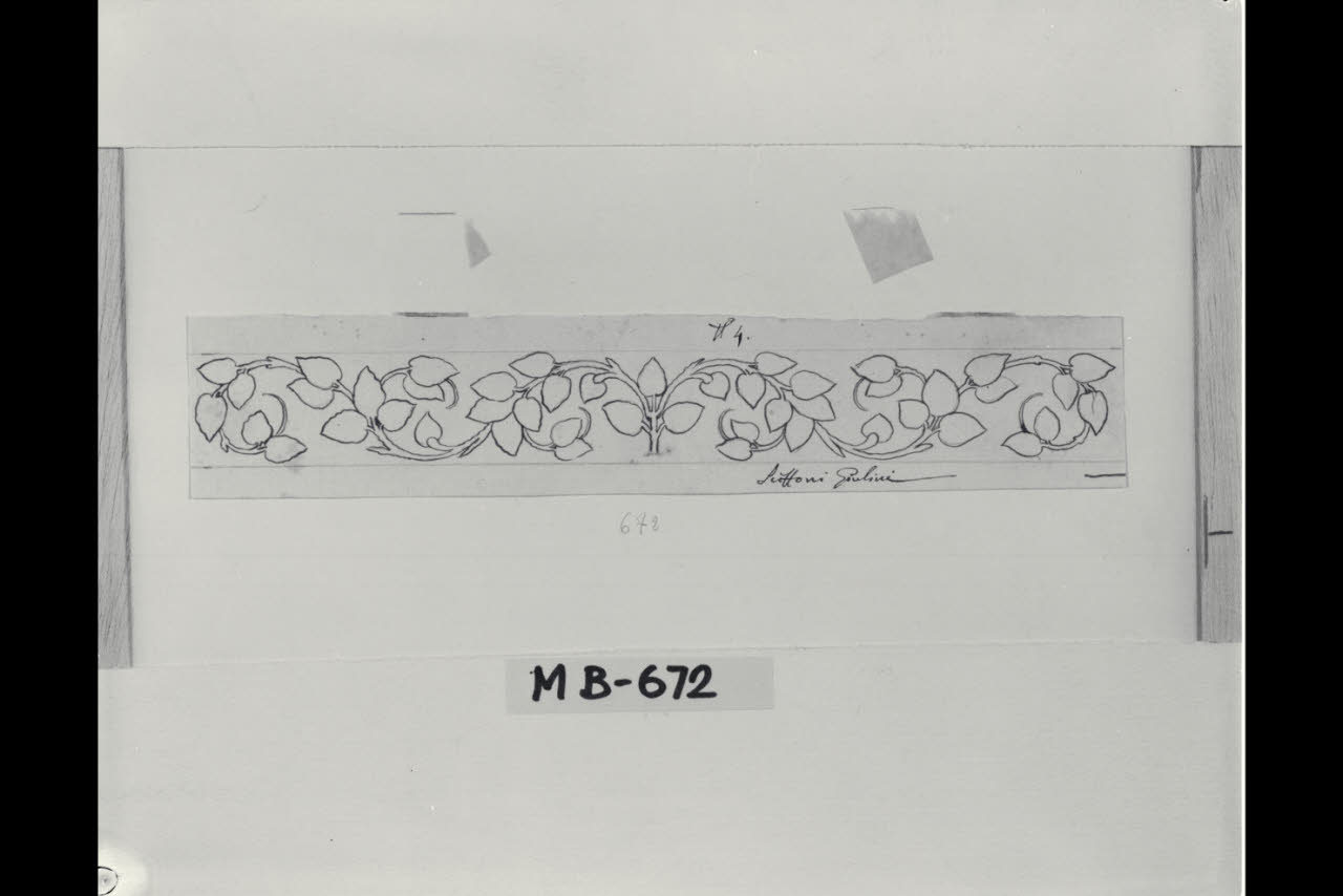 Studio di fregio (disegno) di Maggiolini (bottega) (secc. XVIII/ XIX)