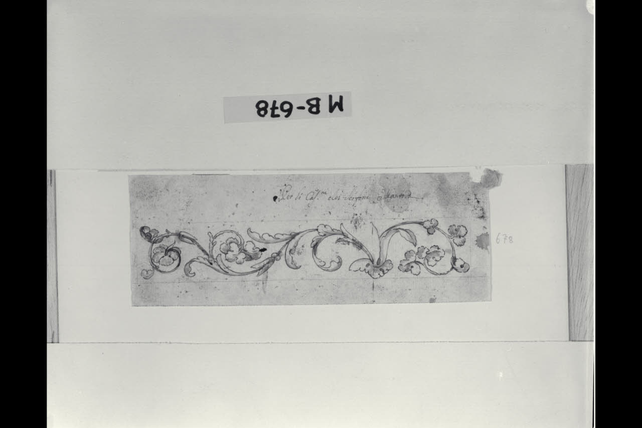 Studio di fregio (disegno) di Maggiolini (bottega) (secc. XVIII/ XIX)