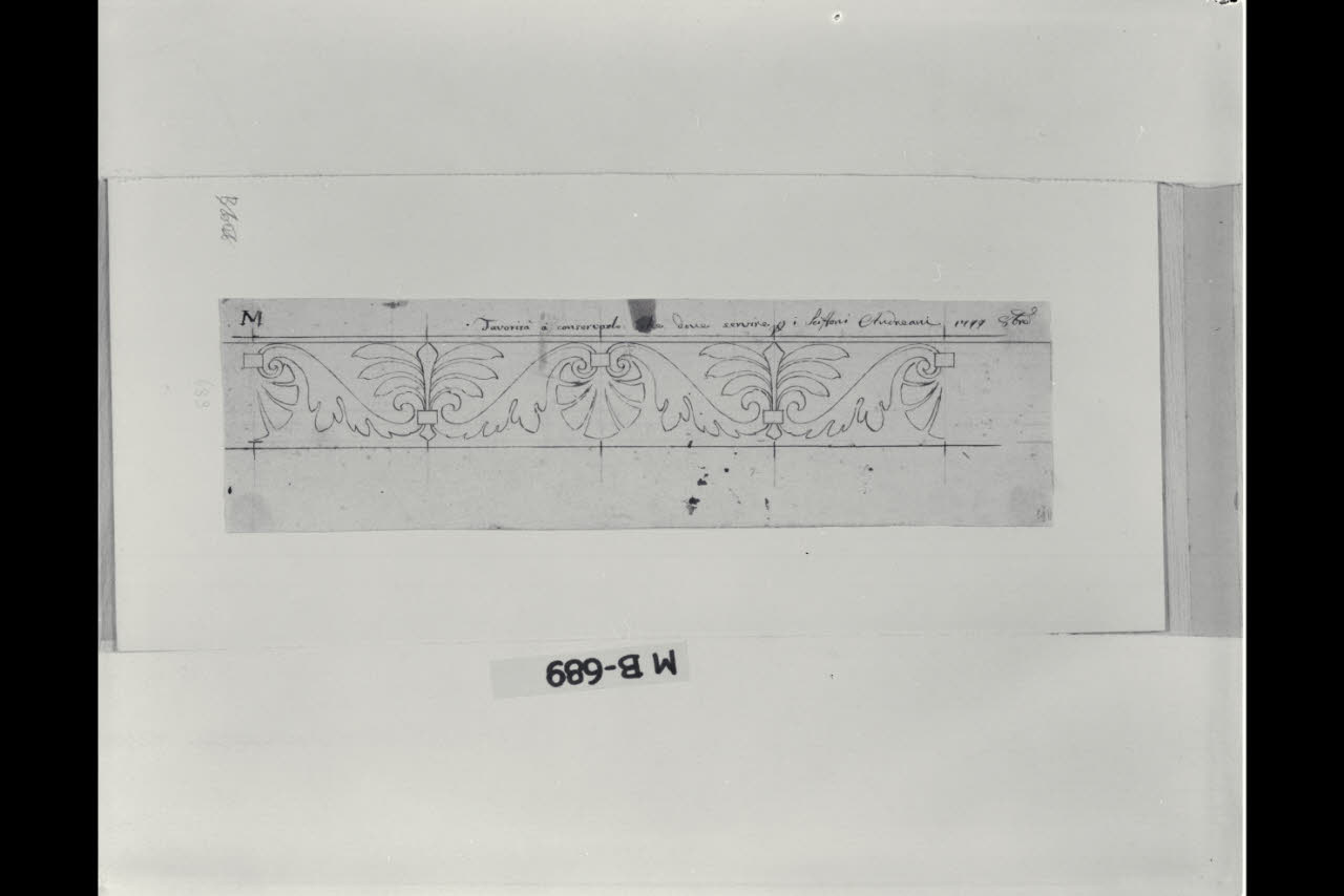 Studio di fregio (disegno) di Maggiolini (bottega) (sec. XVIII)