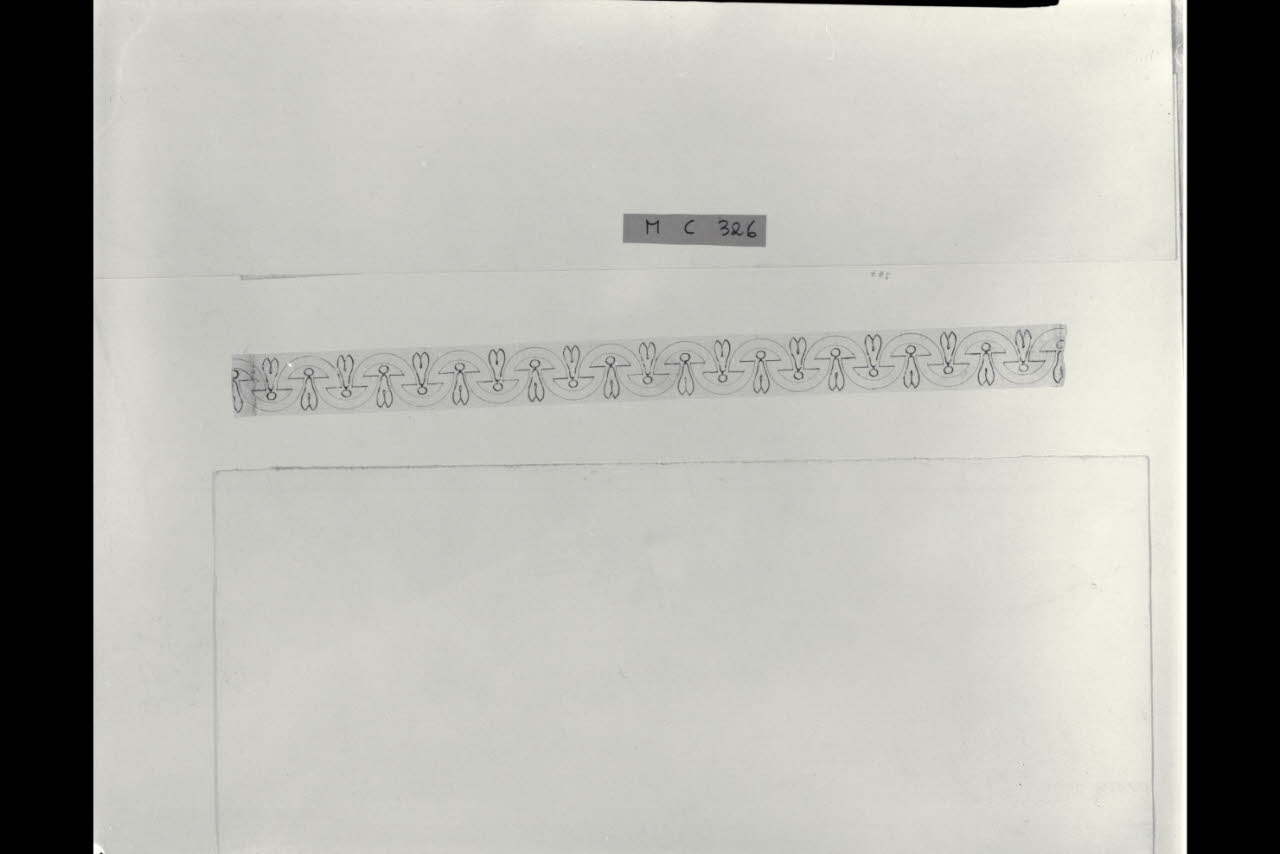 Bordura (disegno) di Maggiolini (bottega) (secc. XVIII/ XIX)