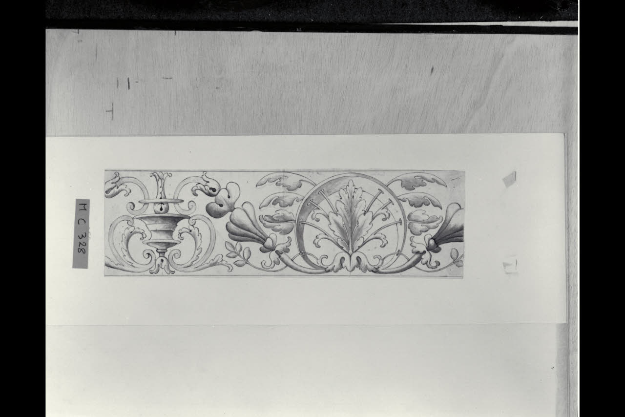 Fregio (disegno) di Maggiolini (bottega) (secc. XVIII/ XIX)