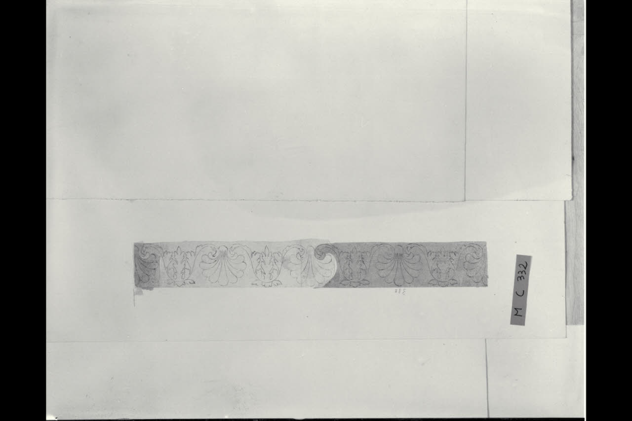 Bordura (disegno) di Maggiolini (bottega) (secc. XVIII/ XIX)