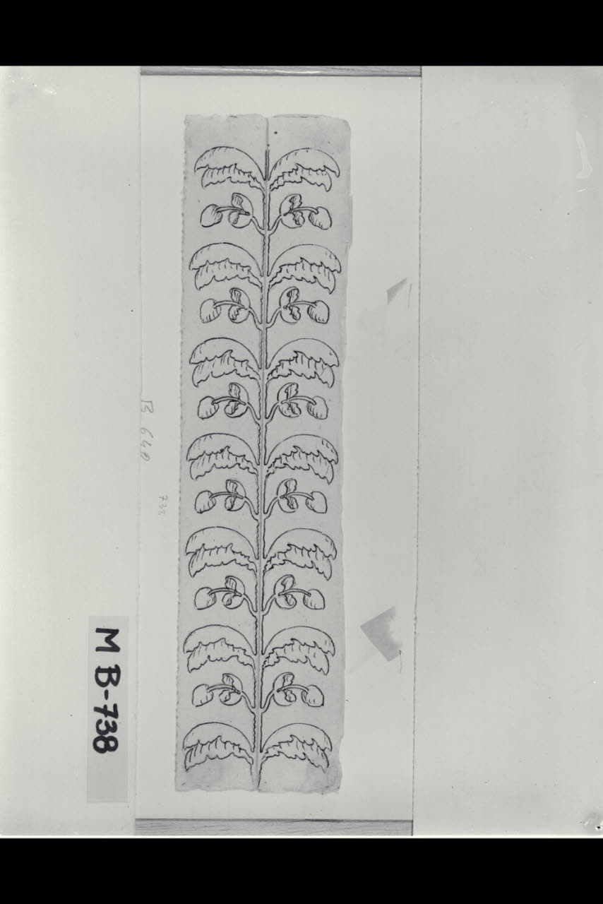 Studio di bordura (disegno) di Maggiolini (bottega) (secc. XVIII/ XIX)