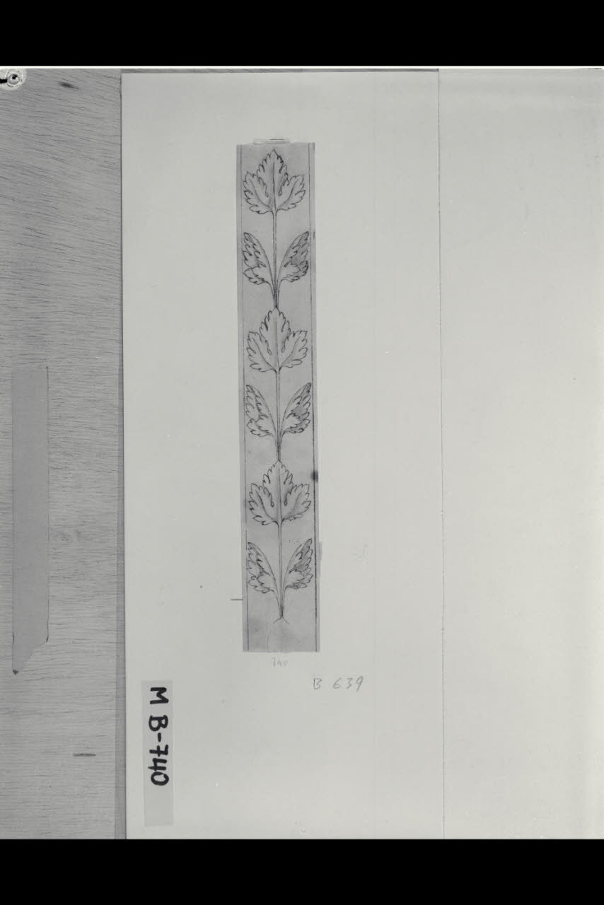 Studio di bordura (disegno) di Maggiolini (bottega) (secc. XVIII/ XIX)